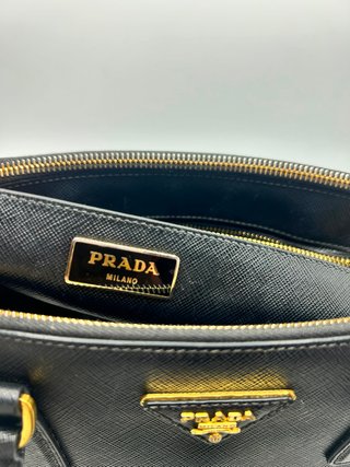 Bolso Prada Galleria Negro Cuero