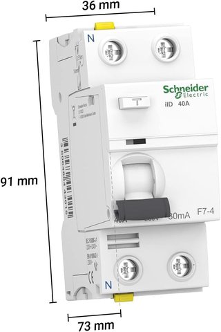 Schneider Electric Interruptor FI Acti9 iID 40A
