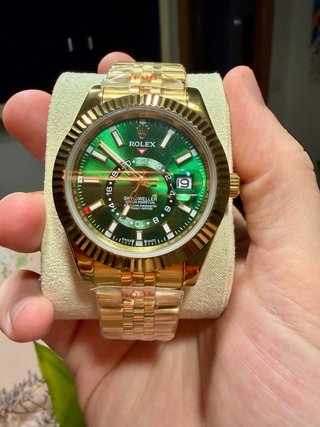 Role-x Sky Dweller 42mm Oro Verde