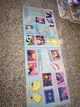 Os Simpsons Panini Álbum 1991 completo