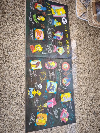 Os Simpsons Panini Álbum 1991 completo