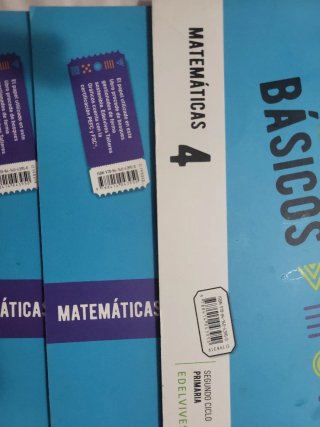 Libros texto Mate, Lengua, Cono y Religión 4°