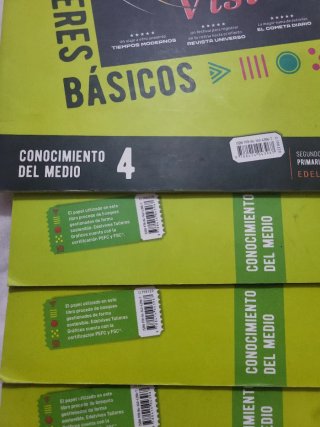 Libros texto Mate, Lengua, Cono y Religión 4°