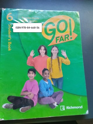 Libro de inglés Go far 6° Richmond
