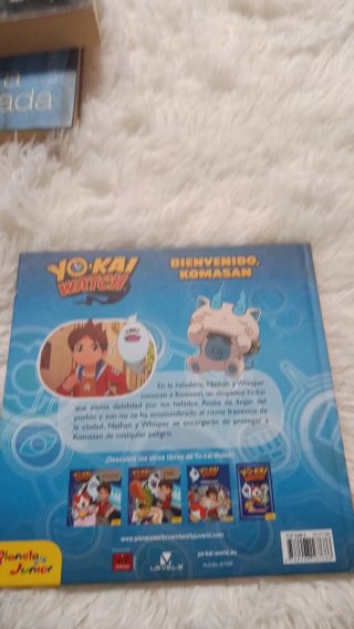 libro yo-kai watch. bienvenido komasan