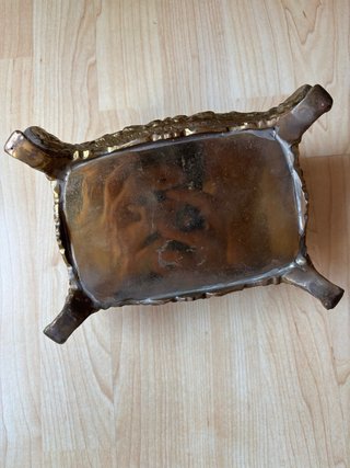 Joyero Antiguo Metal Art Nouveau s.XIX