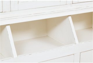 Libreria Country in legno massello di tiglio finit