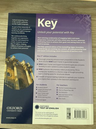 Key Bachillerato 2e 2 Student Book (Spain)