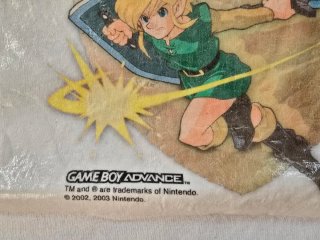 Camiseta vintage promocional Zelda Four Swords GBA