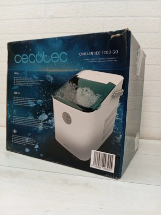 Macchina per il ghiaccio Cecotec con finestra, Ice Maker, Chillin' Ice 1200 Go