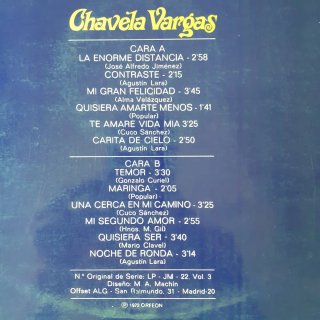 Chavela Vargas - Noche de Ronda Vinilo