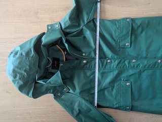 Chubasquero J. Crew Verde Esmeralda