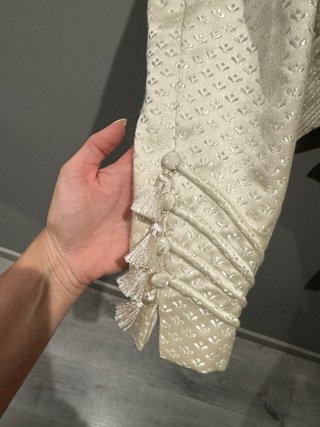 Traje de Fallera Talla 40 Rojo y Crema