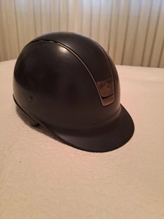 Casco de equitación azul marino Samshield talla 55