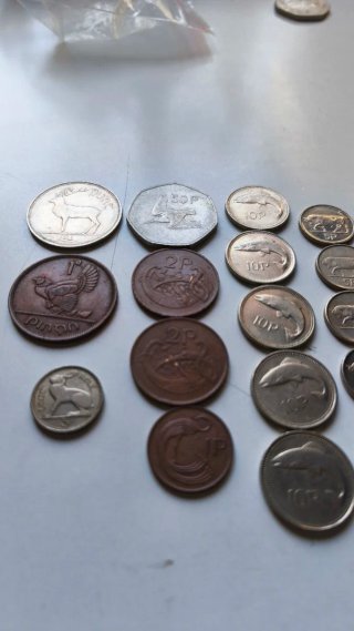 Lote de 22 monedas Irlanda variadas