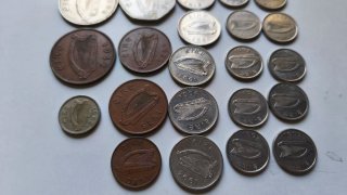 Lote de 22 monedas Irlanda variadas