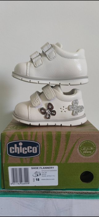 Chicco Scarpe Bambina N.18 Bianche