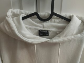 Sudadera Pull&Bear Blanca Talla L