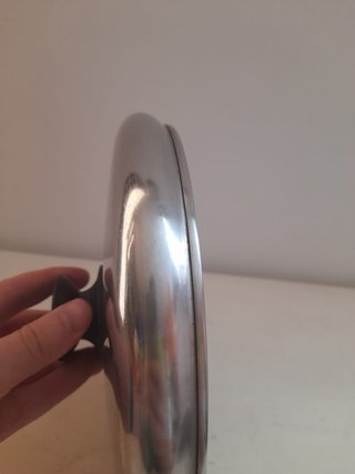 Coperchio pentola acciaio diametro 22 cm
