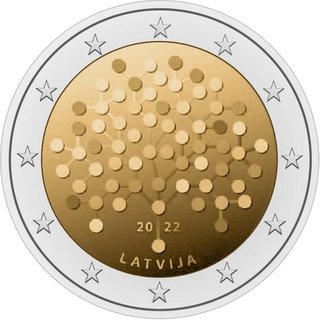 Letonia 2 euros 2022