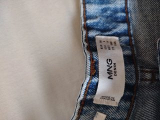 Vaqueros cortos desgastados Mango y Pull