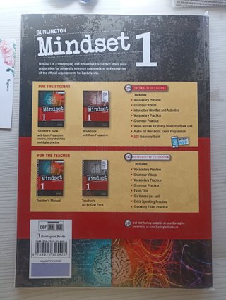 Mindset 1 Bachillerato. Students's book