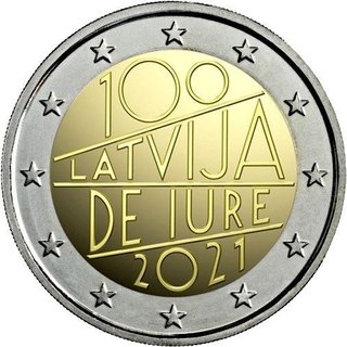Letonia 2 euros 2021