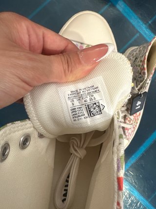 Converse All Star floreali taglia 40
