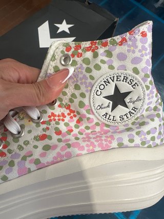 Converse All Star floreali taglia 40