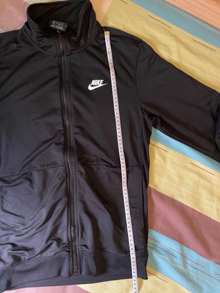 Chaqueta negra con cremallera Nike XS