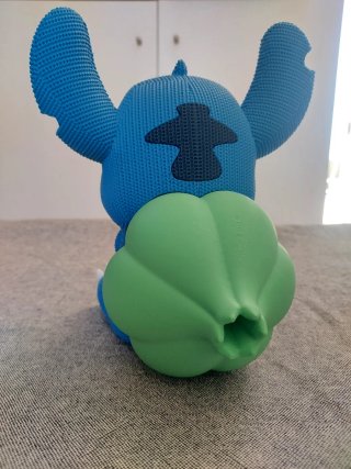 Figura Bulbasaur vestido de Stitch