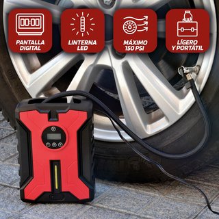 SUMEX Compresor Aire Portátil Digital 12V 10 Bar