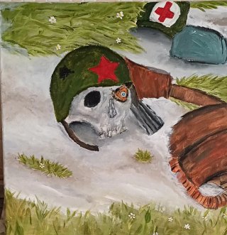 Quadro acrilico tempera