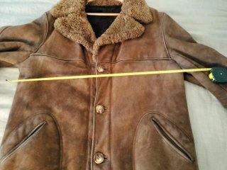 Chaqueta pelliza marrón