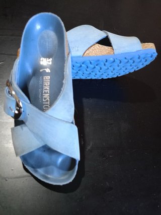 Birkenstock Big Buckle Blu