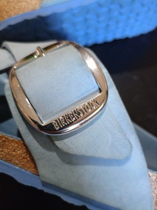 Birkenstock Big Buckle Blu