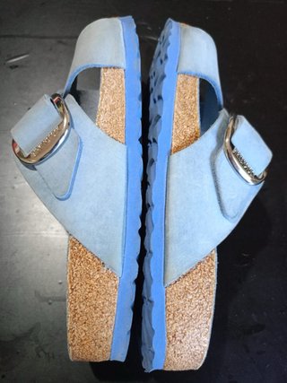 Birkenstock Big Buckle Blu