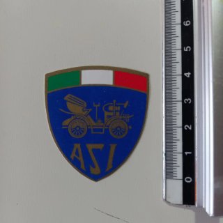 Stiker Adesivo ASI Scudetto Auto Storiche piccolo