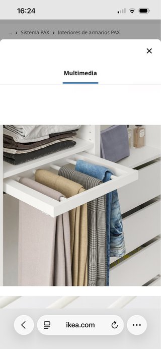 Panatalonero armaio ikea