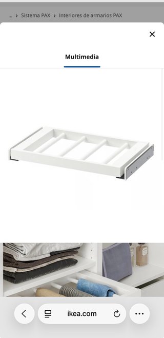 Panatalonero armaio ikea