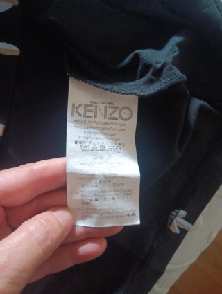 Camiseta Kenzo cactus negra