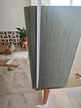 Mueble salón colgante diseño madera