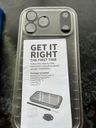 Custodia impermeabile iPhone 17 Pro Max