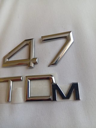 Anagramas Alfa 147 JTDM Cromados