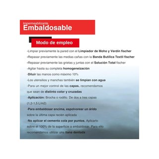 Fischer pintura impermeabilizante embaldosable