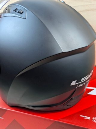 Casco Moto Jet LS2 Airflow II Black Mate XL 61-62c
