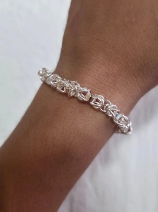Pulsera de Plata 925 / Cabeza de Dragon