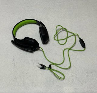 Auriculares gaming con micrófono Negro y verde