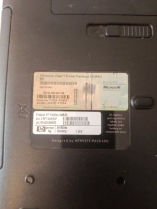 Ordenador HP Pavilion dv6000