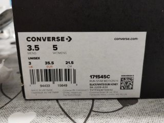 Zapatillas converse con plataforma con un solo uso